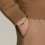 montblanc steel 3 rings lime bracelet1