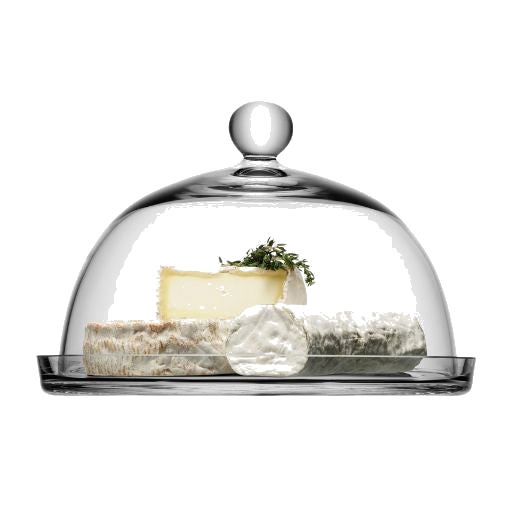 LSA's Vienna Glass Dome and Plate 25 cm is perfect for displaying cakes, cheese, or pastries etc.
