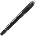 montblanc black cosmos starwalker doue fineliner pen cap on