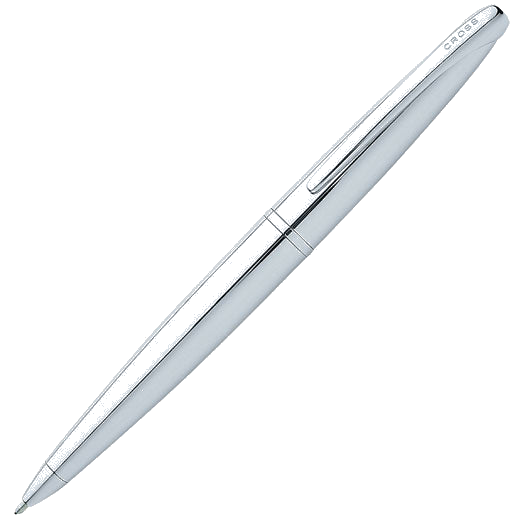 Cross ATX Pure Chrome Ball-Point Pen with Chrome Plated appointments.