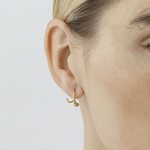 georg jensen yellow gold mercy spiral earrings model