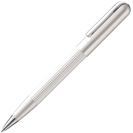This is the LAMY White/Silver Imporium Lx Ballpoint Pen.