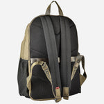 Back view of the BOSS Ayden Army Green Backpack with Hugo Raised Logo.