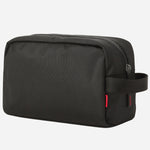 Back view of the BOSS Black Ethon 3.0 Wash Bag with Orange Logo.