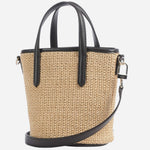 Back view of the BOSS Jala Woven Cross Body Bag with Metal Logo.