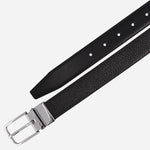 The different types of leather for the BOSS Men’s Madison B1 Reversible Black Leather Belt with Plaque and Pin Buckles.