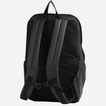 Back view of the Oryo Black Recycled Polyester Backpack.