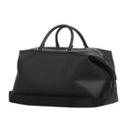 Back view of the Ray Black Faux Leather Soft Holdall.