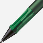 The nib of the LAMY AL-Star Pine Green Special Edition Ballpoint Pen.