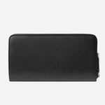 Back view of the Black Sartorial Leather 12CC Zip Around Wallet.