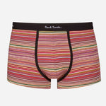 Front view of the 3-Pack 'Signature Stripe' Organic Cotton Low-Rise Boxer Briefs.