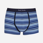 The dark blue striped pair from the 3-Pack Blue 'Signature Stripe' Boxer Briefs.