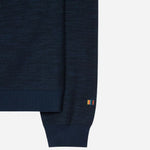 Artist Stripe logo on the arm of the Men's Hibbert Navy Blue Loungewear Top.