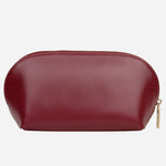 Back view of the Commute Street Carmine Medium Cosmetic Pouch.