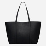 Back view of Hanbury Row Black Large Reversible Open Top Tote Bag.