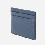 Back view of the Ray Navy Blue Grained Faux Leather 4CC Card Holder.