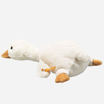 Back view of the Steiff 21 cm Gilda the Goose with Rattle.