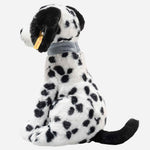 Side view of the 27 cm Oskar the Dalmatian.