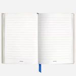 Inside the Montblanc Fine Stationery Medium Masters of Art Homage to Henri Matisse Leather Notebook with Lined Pages.