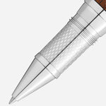 The nib of the Montblanc Special Edition Great Masters Meisterstück Ferrari Tailor Made Classica Rollerball Pen.