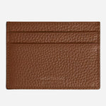 Back view of the Montblanc 5CC Fauve Grain Leather Card Holder.
