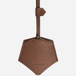 Back view of the Montblanc Grained Fauve Leather Key Holder with Carry Loop.