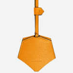 Back view of the Montblanc Grained Saffron Leather Key Holder with Carry Loop.
