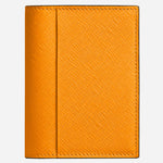 Back view of the Sartorial Saffron Leather 4CC Card Holder.