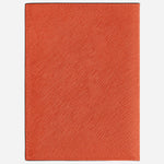 Back view of the Montblanc Sartorial Tangerine Leather Passport Holder.