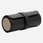 Side view of the Axis Black and Copper Triple Watch Roll.