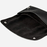 Inside the Philipp Black Faux Leather Double Watch Wrap.