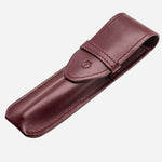 The Maroon Red Leather Pen Sleeve by Yard-O-Led.