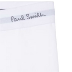 3-Pack White Boxer Briefs with Logo Waistband