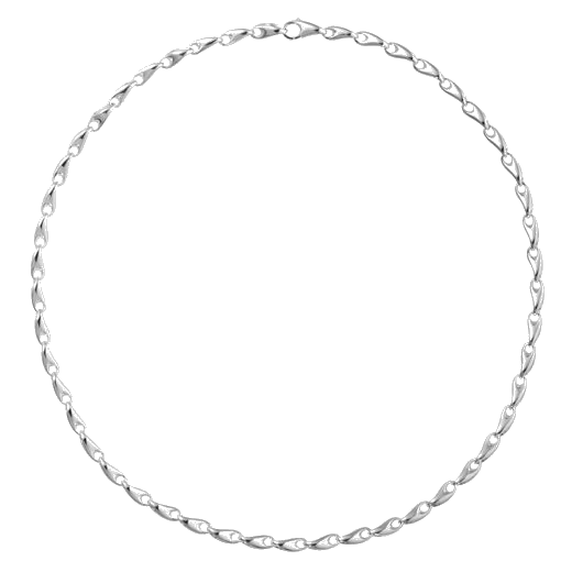 georg jensen sterling silver reflect slim 45cm necklace