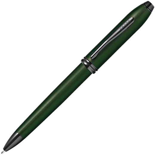 This is the Cross Matte Green Townsend Micro-Knurl Ballpoint Pen.