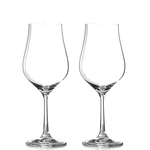 royal scot crystal classic collection pair of white wine glasses