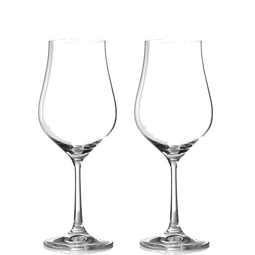 royal scot crystal classic collection pair of white wine glasses