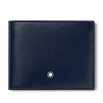 montblanc ink blue wallet