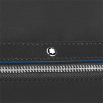 montblanc blue spirit duffel bag emblem