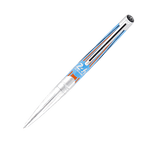 blue orange ballpoint pen 2