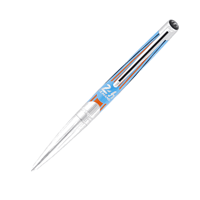 blue orange ballpoint pen 2