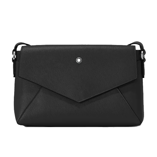 Montblanc's Sartorial Small Double Bag in Black Saffiano is great for when you don't need to carry too much.