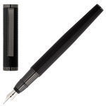 hugo boss gun formation herringbone fountain pen