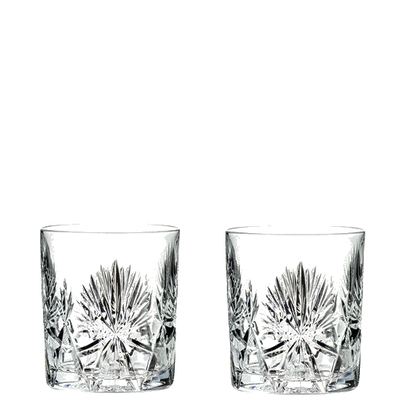 These Edinburgh Star 2 x 33cl Large Tumblers have been designed by Royal Scot Crystal.