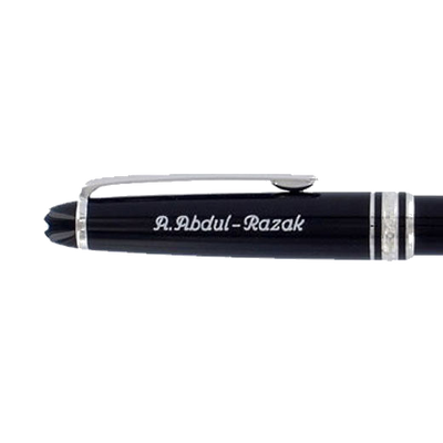 montblanc one line writing instrument cap engraving script rounded font a abdul 9f1b25f6e7e96bcbb620e8c33d8aa288