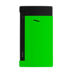 027772 st dupont slim 7 neon green lighter3