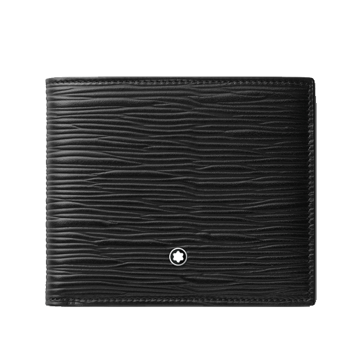 Meisterstück 4810 Black Leather Wallet 8CC By Montblanc
