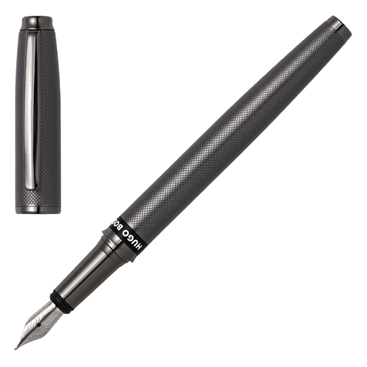 Hugo Boss Stream Fountain Pen Gunmetal