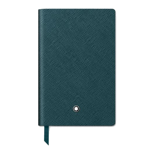 Montblanc's Fine Stationery #148 Cyprus Blue Lined Notebook is an A7 size and is perfect for taking when you're travelling or commuting to work.