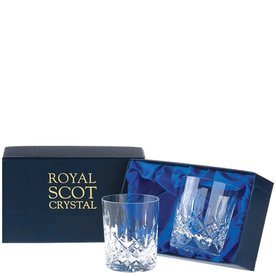 royal scot crystal 2 london whisky tumblers 21 cl packaging